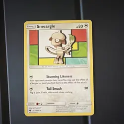 Pokemon TCG Smeargle 157/214 Sm-Lost Thunder non holo 80 HP - Image 1