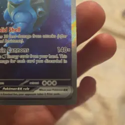 Pokemon TCG Blastoise EX Special Illustration Rare SV: 151 200/165 NM - Image 4