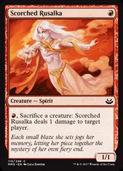 Scorched Rusalka - Near Mint MTG Modern Masters 2017 - Image 1
