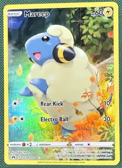 Pokemon Mareep GG34/GG70 Crown Zenith Galarian Gallery Ultra Rare Holo - Image 1