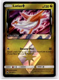Latias ◇ 107/168 Rare Prism Star Celestial Storm Pokemon Near Mint - Image 1