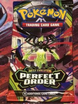 Pokemon TCG Mega Evolution Perfect Order Booster Pack English Collect Poke -a - Image 1