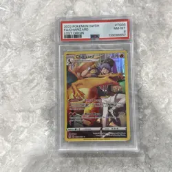 2022 POKEMON SWORD & SHIELD LOST ORIGIN CHARIZARD TG03 PSA 8 - Image 1