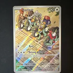 Pokemon Cyclizar SV04: Paradox Rift 215/182 120 HP Illustration Rare Holo Engli… - Image 1