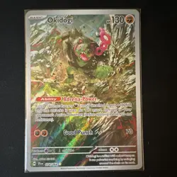 Pokemon Okidogi Sv: Shrouded Fable 074/064 130 HP Illustration Rare Holo English - Image 1