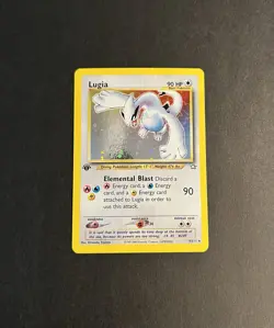 Lugia 1st Edition 9/111 Pokemon Neo Genesis Holo (MP) - Image 1