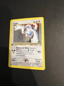 Lugia 1st Edition 9/111 Pokemon Neo Genesis Holo (MP) - Image 3