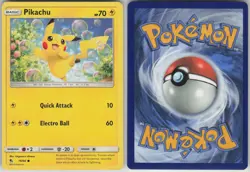 ✰ PIKACHU 19/68 COMMON HIDDEN FATES POKEMON ✰ LP - Image 1