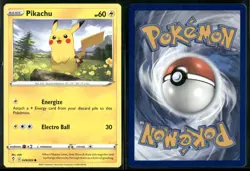 ✰ PIKACHU 049/203 COMMON EVOLVING SKIES POKEMON ✰ NM/M - Image 1