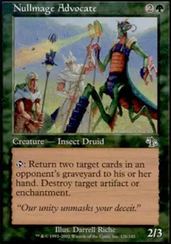 Nullmage Advocate -Foil Medium Play MTG Judgment - Image 1