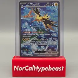 2023 Pokemon Scarlet & Violet 151 TCG ZAPDOS EX 202/165 Holo Full Art SIR - Image 1