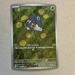 Pokemon Nymble 096/094 PFL Full Art Rare Basic Grass 2025 Nakamura Flail Around - Image 1