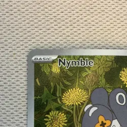 Pokemon Nymble 096/094 PFL Full Art Rare Basic Grass 2025 Nakamura Flail Around - Image 4