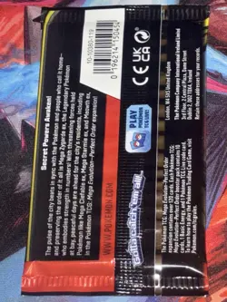 Pokemon TCG Mega Evolution Perfect Order Booster Pack English Collect Poke -1 - Image 2