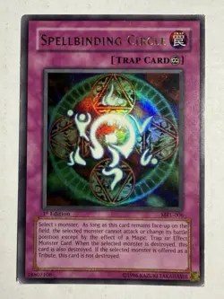 YUGIOH TCG SPELLBINDING CIRCLE MRL-006 ULTRA FIRST EDITION HP - Image 1