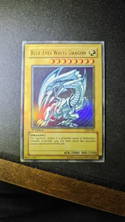 Yugioh Blue-Eyes White Dragon SDK-001 1st Edition! Asian English ULTRA RARE - Image 1
