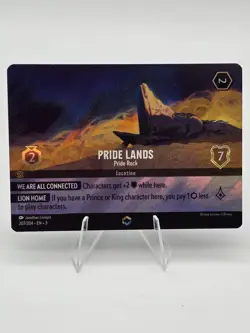 Disney Lorcana Into The Inklands Pride Lands Enchanted EN-3 #207/204 NM/Mt - Image 1