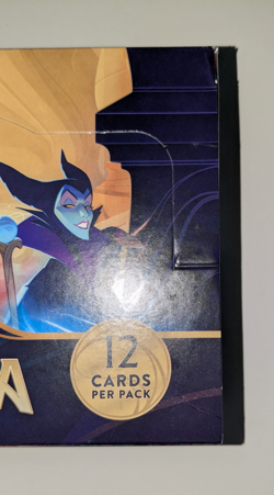 Disney Lorcana TCG: First Chapter Booster Box First Print CM1 - Damages - 8A - Image 2