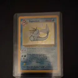 Pokemon Vaporeon Jungle 1st Edition Holo Rare 12/64 English Card 1999 - Image 1