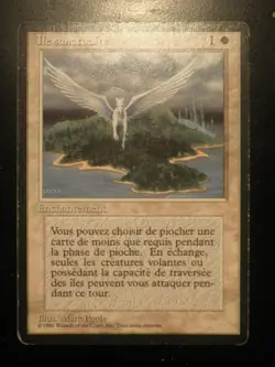 mtg magic island sanctuary 3 rd edition fbb FRENCH vf fr ile sanctuaire - Image 1