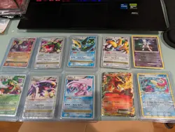 Pokemon Rayquaza C LV.X Promo Holo DP47 - Damaged Lot Of 10. 7 Lv. X Cards - Image 1