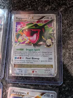 Pokemon Rayquaza C LV.X Promo Holo DP47 - Damaged Lot Of 10. 7 Lv. X Cards - Image 2
