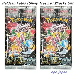 Pokemon Card Paldean Fates (Shiny Treasure) ex SV4a 2 Packs Set Sealed Japanese - Image 1