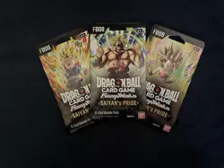 Dragon Ball Super Card Game Lot of 3 FB08 Saiyan’s Pride (English Version) - Image 1