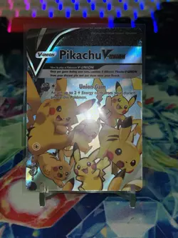 Pikachu v Union Holo Complete Set of 4 Cards NM Condition - Image 3