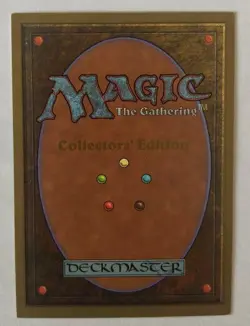 MTG COLLECTOR'S EDITION BAD MOON (IE / CE) 1993 MAGIC BLACK RARE BETA ART - Image 2