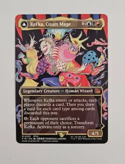 MTG - Kefka, Court Mage (Borderless) - Final Fantasy (FIN) #0322 - Image 1