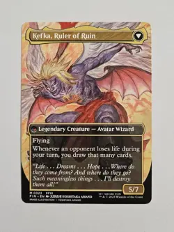 MTG - Kefka, Court Mage (Borderless) - Final Fantasy (FIN) #0322 - Image 2