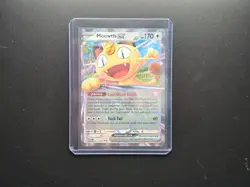 Pokemon Meowth EX 062/088 POR Basic Rare Full Art Holo HP 170 Attack 60 Card - Image 1