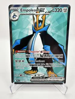 Empoleon ex 114/094 Me02: Phantasmal Flames Holo Pokemon Near Mint - Image 1