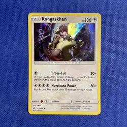 Pokemon TCG Kangaskhan Sun & Moon Base Set 99/149 Holo Rare Card - NM - Image 1
