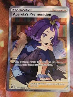 Pokemon TCG Acerola's Premonition TG24/TG30 Swsh09: Brilliant Stars Holo NM/M - Image 1