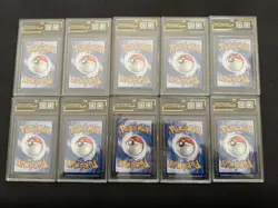 Lot of 10 2025 Pokemon Chinese Pikachu OCD 9.5 GEM MINT Graded Cards AL04 - Image 2