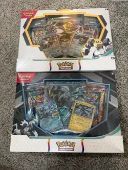 SEALED Pokemon TCG Black Kyurem ex & Melmetal ex Collection Box Target Bundle - Image 1