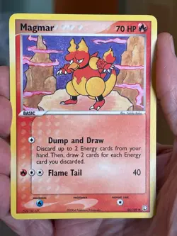 POKEMON MAGMAR 44/109 UNCOMMON TEAM ROCKET RETURNS NM CARD - Image 1