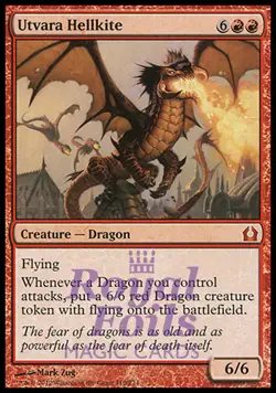 Utvara Hellkite 1x FOIL RTR MTG Return to Ravnica Mythic MINT red - Image 1