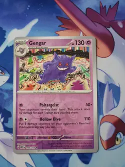 Pokemon Gengar - MEW EN 151 - 094/165 - Reverse Holo - Near Mint - Image 1