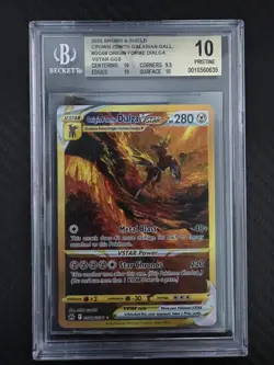 2023 Pokemon Crown Zenith Origin Forme Dialga VStar GG68/GG70 BGS Pristine 10 - Image 1