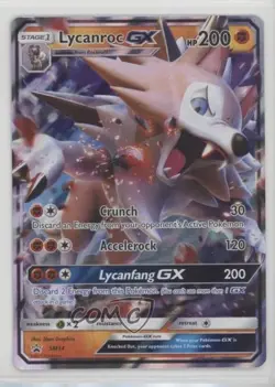 Lycanroc GX Pokemon Sun & Moon Black Star Promo #SM14 - Image 1