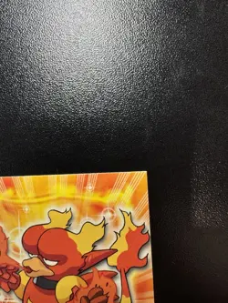 2000 Topps Pokemon TV Animation Edition Series 3 Non Holo #126 Magmar Blue Logo - Image 4