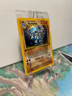 Machamp Base Set 8/102 - 1st Edition Holo Rare *SEALED* Pokemon TCG - Image 3