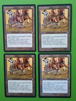 Magic the Gathering MTG Ice Age WAR CHARIOT X 4 LP/EX U Vintage 1995! - Image 1