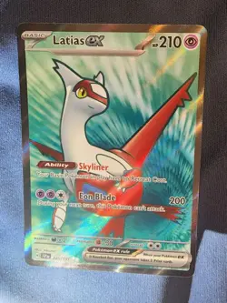 Pokemon TCG Latias ex SSP EN 220/191 Surging Sparks Full Art - Image 1