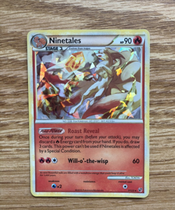 Pokemon TCG HGSS Undaunted Error Ninetales 7/123 Cracked Ice Holo Rare 2010: HP - Image 3