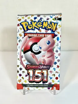 Pokemon Scarlet & Violet 151 English Booster Pack - 1x NEW Factory Sealed 2023 - Image 1