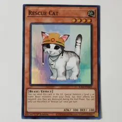 Rescue Cat - RA02-EN001 - Super Rare - NM - 1st ed - Yugioh - Image 1